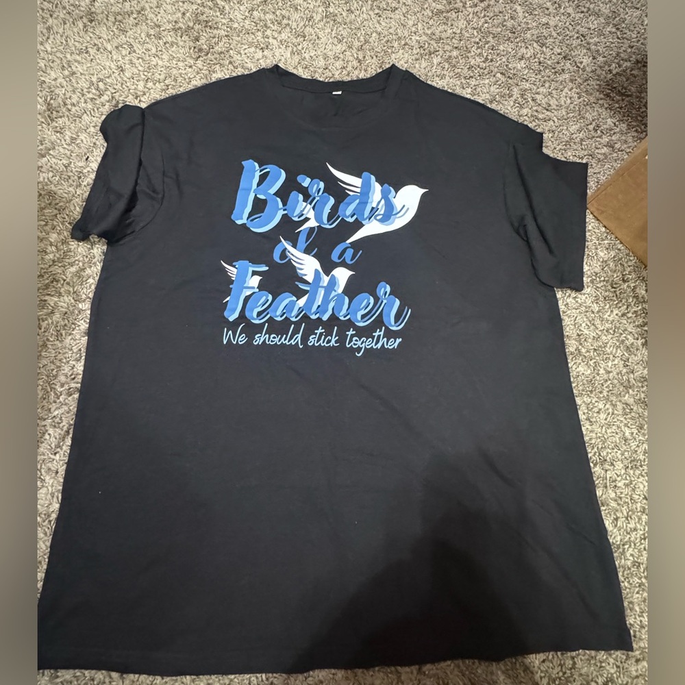 Black and Blue Short Sleeve Tee